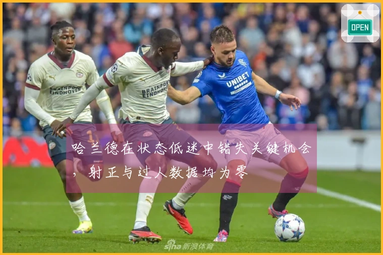 哈兰德在状态低迷中错失关键机会，射正与过人数据均为零